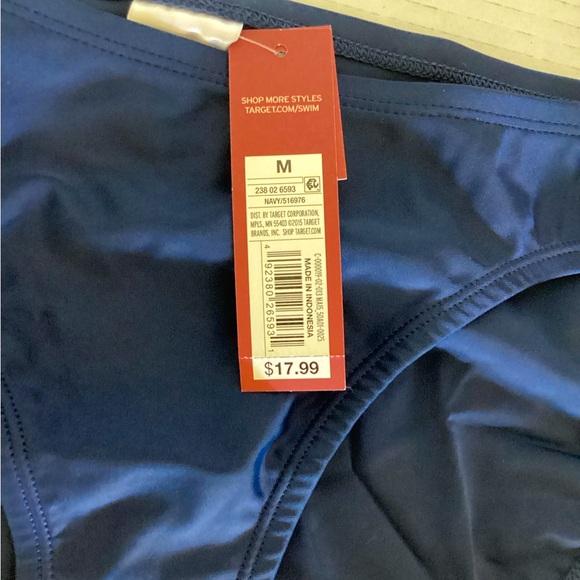 3/$20 Merona swimming suit hipster bikini bottoms navy blue - Picture 4 of 6